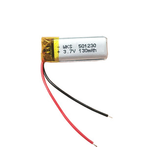 Custom 501230 130mah 300mah 3.7v Lithium Polymer <strong>Battery</strong> Lithium Ion Cells Rechargeable <strong>Batteries</strong> <strong>Lipo</strong> <strong>Batteries</strong> - Product Image 5