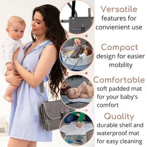 Échantillon gratuit de matelas à langer portable, station de change pour bébé, tapis à langer, matelas à langer de voyage - Product Image 6