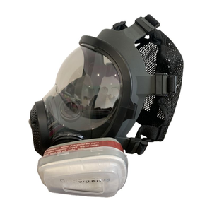 Masque respiratoire intégral certifié CE pour la peinture, la pulvérisation de pesticides, avec lentille à large champ de vision et cartouche pour vapeurs organiques - Product Image 2