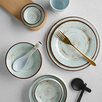 Ensemble d'assiettes et bols en mélamine en forme de chapeau de paille vaisselle d'hôtel de restaurant de Offre Spéciale