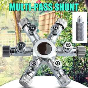 Mufan in lega di alluminio pompa ad alta aria biossido di carbonio serbatoio di pesce Multipass Shunt Splitter solenoide cilindro acquario CO2 regolatore - Product Image 4
