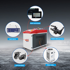 Machine <span class=keywords><strong>de</strong></span> nettoyage au laser à fibre <span class=keywords><strong>de</strong></span> haute productivité 6000W pour le nettoyage des couches d'oxyde des soudures en acier inoxydable et en <span class=keywords><strong>aluminium</strong></span> - Product Image 6