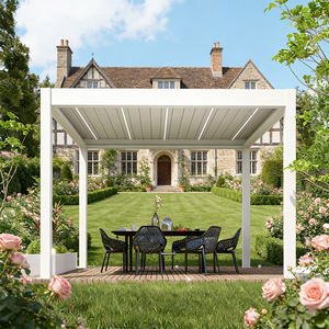 Pérgola de Aluminio Motorizada para Jardín Exterior, Moderna, Impermeable, con Techo de Láminas, <span class=keywords><strong>6X3</strong></span>, <span class=keywords><strong>Precio</strong></span> de Fábrica - Product Image 1