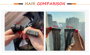 Extensiones de Cabello Leshine con Cinta Adhesiva, Cabello Remy de Doble Trama, Extensiones de Cabello con Cinta Adhesiva Mini - Product Image 6