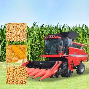 Factory Price Multi-function Grain Combine Harvester Wheat Maize Soybean Sunflower Reaper Corn Combine Harvester