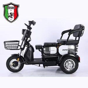 Triciclo Eléctrico Desco de 3 Plazas con Carrocería Abierta, Scooter de Movilidad para Adultos - Product Image 3