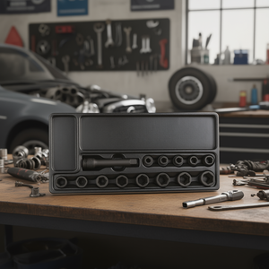 10 Piece <b>Socket</b> Set Metric 6-19mm With <b>Extension</b> Bar For Automotive Repair - Product Image 3