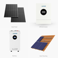 Système d'énergie solaire hors réseau 240V monophasé 8kW 10kW 12kW 20kW 30kW Kit complet avec panneaux, batterie et onduleur pour usage domestique