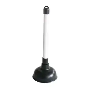 Các nhà sản xuất bán buôn đen PVC Sucker dài xử lý Trắng nhựa cống nhà vệ sinh plungers