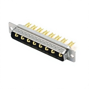 ขั้วต่อ D-SUB 8W8 แบบตัวผู้ กำลังสูง ชนิดบัดกรี สำหรับสายเชื่อมต่อกระแสสูง - Product Image 1