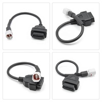 Cable OBD2 para Motocicleta, Adaptador de 4 Pines a 16 Pines OBD2, Compatible con Motocicletas Yamaha