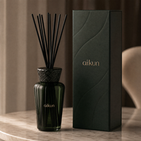 Diffuseur de parfum en rotin personnalisé AIKUN, senteurs multiples, étiquette privée, pour la promotion de la marque lors d'événements