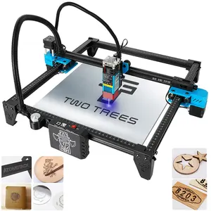 Twotrees Diode Laser Engraver Độ chính xác cao khắc cho thép không gỉ gỗ 3D tốt nhất bán 10 Wát kích thước lớn 400*400 mét 12V 4A DC