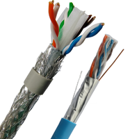 Vente chaude Cat6/Cat6a Câble Réseau UTP/FTP/SFTP 4 Paires 0.50mm 0.57mm Câble LAN