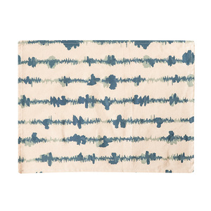 Sous-verres carrés en tissu simple, absorbants, résistants à la chaleur, antidérapants, pour la protection des tasses à thé et des assiettes, Tie Dye, blanc naturel - Product Image 4