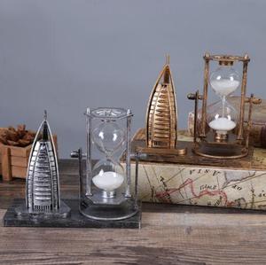 Sinh Viên Sáng tạo quà tặng nhựa nghệ thuật cổ đồng hồ cát đường phố Đèn Bút chủ hẹn giờ trang trí thủ công mỹ nghệ - Product Image 1