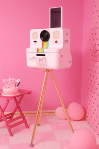 Para Vogue portátil para Polaroid cámara digital interactiva Selfie máquina de cabina de fotos instantánea con impresora para boda y P - Product Image 4