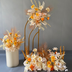 Ramo de flores artificiales de seda Rosa de tallo largo de 9 cabezas, hogar realista, boda, Día de la madre, Pascua, Navidad, graduación, novedad - Product Image 1