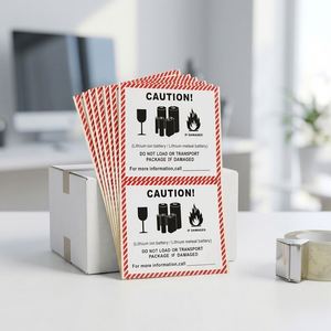 FX Shock Indicator Label Sticker Battery Warning Label for Laptop <b>Paper</b> Sticker Sheet Caution Label for Electric Product - Product Image 1