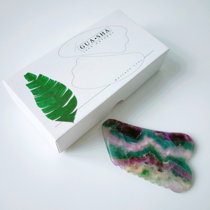 Huiying-Herramientas de masaje de raspado Gua Sha, piedra fluorita Natural, tablero Guasha para tratamiento de <span class=keywords><strong>SPA</strong></span> - Product Image 6