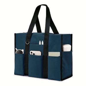Custom <b>Nurse</b> <b>Tote</b> <b>Bags</b> for Work 17'' Large Nursing <b>Bag</b> for Women, Waterproof Utility Clinical <b>Bag</b>, Nursing School Essentials - Product Image 1