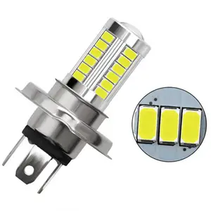 热销H4 33SMD LED摩托车大灯灯泡800LM 6500K Led摩托车日间行车灯车灯