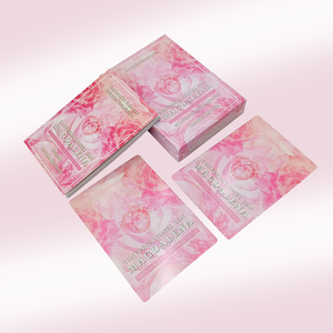 Hồng Holographic thần lĩnh vực Oracle thẻ tùy chỉnh trống bói toán Hội Đồng Quản trị trò chơi với hiệu ứng ánh sáng vũ trụ - Product Image 5