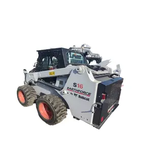 Gebrauchte Mini Kompakt lader Bobcat s450 s300 s160 4WD 1 Tonne Rad kleiner Kompakt lader mit Schaufel