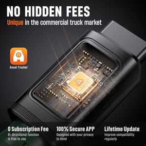 เครื่องมือวินิจฉัยดีเซล Ancel HD100 DPF Reset ระบบเต็มรูปแบบ สำหรับรถบรรทุกหนัก OBD2 รองรับ Cummins Caterpillar - Product Image 4