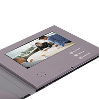 Brochure vidéo LCD IPS de 7 pouces avec carte de mouvement Music Cross Angel Styles pour les invitations d'anniversaire d'affaires en papier