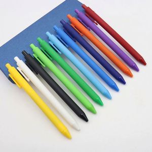 Stylo bille rétractable à encre gel en plastique de haute qualité, couleurs personnalisées, toucher doux, pour le bureau et l'école - Product Image 1