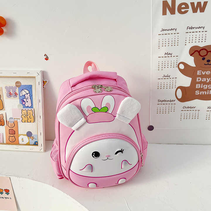 Xigua Cartoon Puppy Backpack – Lightweight School Bag For Kids & Teens, Water Resistant, Multi-Pocket - View #6