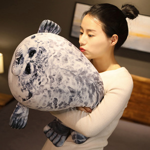 Trong Kho Mềm Kawaii Dễ Thương Plushie Peluche Con Dấu Động Vật Búp Bê Đệm Ngủ Ném Gối Nhồi Bông Con Dấu Đồ Chơi Sang Trọng - Product Image 3