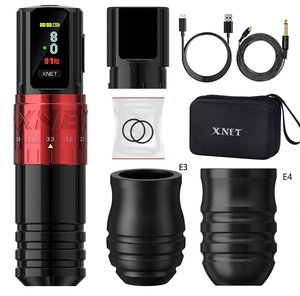Máquina de Tatuaje Inalámbrica Profesional XNET <span class=keywords><strong>Vipera</strong></span> con Motor Potente de 2400 mAh y Carrera Ajustable de 2.4-4.2 mm para Artistas del Tatuaje Corporal - Product Image 1