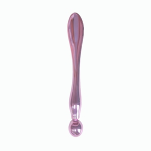 Outil de massage des yeux en métal rose rafraîchissant, bâtonnet à crème pour le visage en alliage de zinc pour raffermir la peau et la détente - Product Image 2