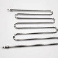 Tube chauffant électrique OEM 4KW 220V en acier inoxydable SS304, serpentin ondulé pour barbecue professionnel, grill à steak, modèle 800 12mm