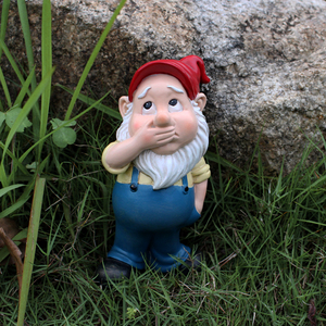 تمثال جنوم لحديقة الأقزام بتصميم شخصي مضحك ، تمثال مبتكر ، نموذج دمية جنوم - Product Image 6