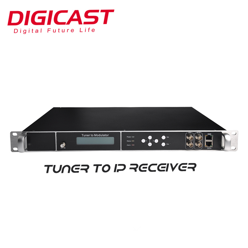 Multi-canal receptor de Tv por satélite para IPTV OTT sistema FTA receptor de satélite a aire equipos de radiodifusión