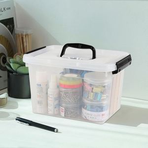 <b>Large</b> Capacity Rectangle Eco-Friendly Injection-Molded Melamine <b>Plastic</b> Aluminum Portable Clothing <b>Storage</b> Box Lid Multi-Size - Product Image 3