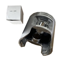 Kit de Pistón para Motocicleta CQJB de Alta Calidad, TS185 64MM, Kit de Anillos de Pistón para Motocicleta