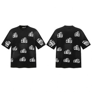 High Quality 100%cotton Graphic T Shirt Dhirts Y2K Oversize Streetwear Tshirt <strong>Designer</strong> Vintage Hell <strong>Stars</strong> Men's T-shirt - Product Image 5
