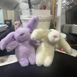 Dễ Thương sang trọng Bunny <span class=keywords><strong>Keychain</strong></span> đồ chơi nhỏ Thú nhồi bông Đồ chơi thỏ <span class=keywords><strong>Keychain</strong></span> Mặt dây chuyền Phụ kiện túi - Product Image 3