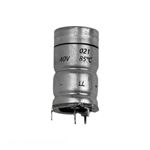 Distributeur agréé MAL213849221E3 Condensateur en aluminium 220µF 20% 100V SNAP TH 220 µF à montage traversant - Product Image 1