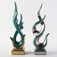 Ornements de table de petit hôtel européen en gros, électro-plaqués, uniques, décoration moderne pour la maison