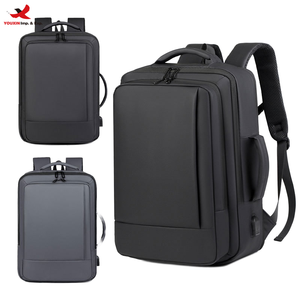 Professional Laptop <b>Backpack</b> <b>Waterproof</b> USB Charging Port Shockproof Large Capacity Business Travel Bag RTS Bulk Mixed Order - Product Image 1