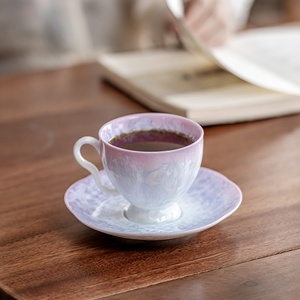 Nouvelle tasse à café en céramique à effet dégradé, style chinois, avec poignée, idéale pour le café glacé - Product Image 4