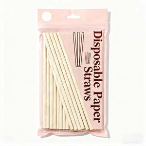 Proveedor Chino de Pajitas de Papel Desechables de Alta Calidad, Servicio Profesional OEM, Pajitas de Papel Desechables de Material Premium de Buena Calidad - Product Image 2