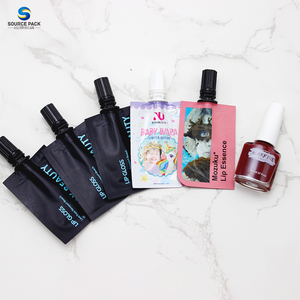 Sachet d'huile pour Mascara, brosse pour rouge à lèvres 3g 5g 5ml 10ml, sacs d'emballage en plastique brillant à lèvres, pochette à bec cosmétique avec bec - Product Image 4