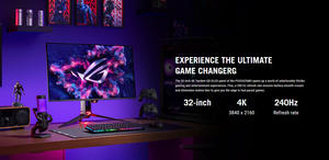 จอเกมมิ่ง A.S.U.S ROG Swift OLED PG32UCDM3 ขนาด 31.5 นิ้ว 4K (3840 x 2160) แผงหน้าจอ Tandem QD-OLED 240 Hz - Product Image 5