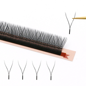 A-RIX Nouvelle Arrivée Extensions de Cils YY Volume Brun Naturel Cheveux Synthétiques Faits à la Machine Forme Y pour Salon Professionnel - Product Image 3